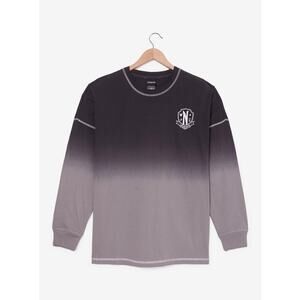 NWT BoxLunch Wednesday Nevermore Academy Ombré Long Sleeve T-Shirt in 2X